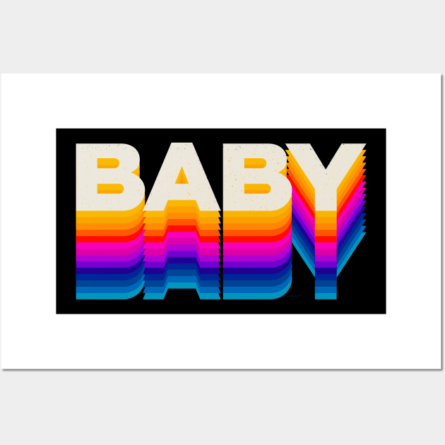 4 Letter Words - BABY Wall Art by DanielLiamGill